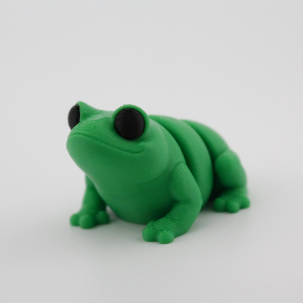 Frog fidget toy - even has a visible butt! so its called the butt frog