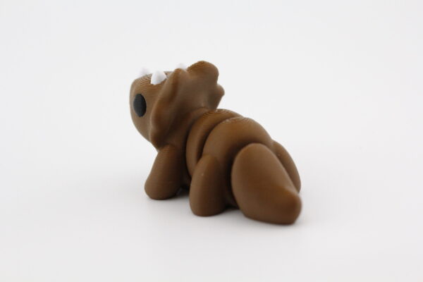 Triceratops fidget toy - part of our dinosaur collection and available in 2 colours - Image 2