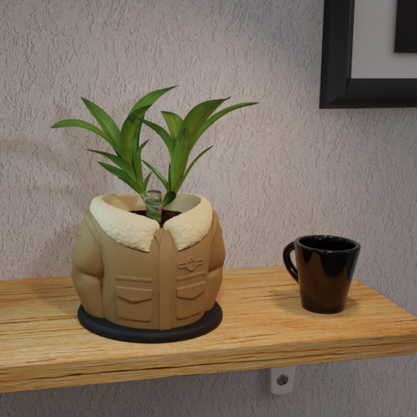 Aviator Suit Plant Pot