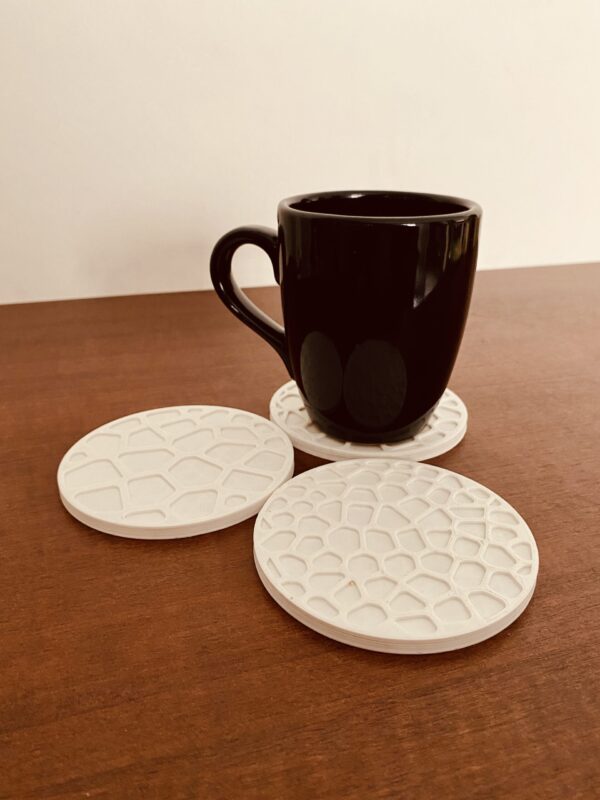 Voronoi Coaster Set - Stunning protection for your table top