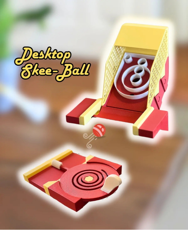 Desktop Skee ball - Bring the full size fun to your desk