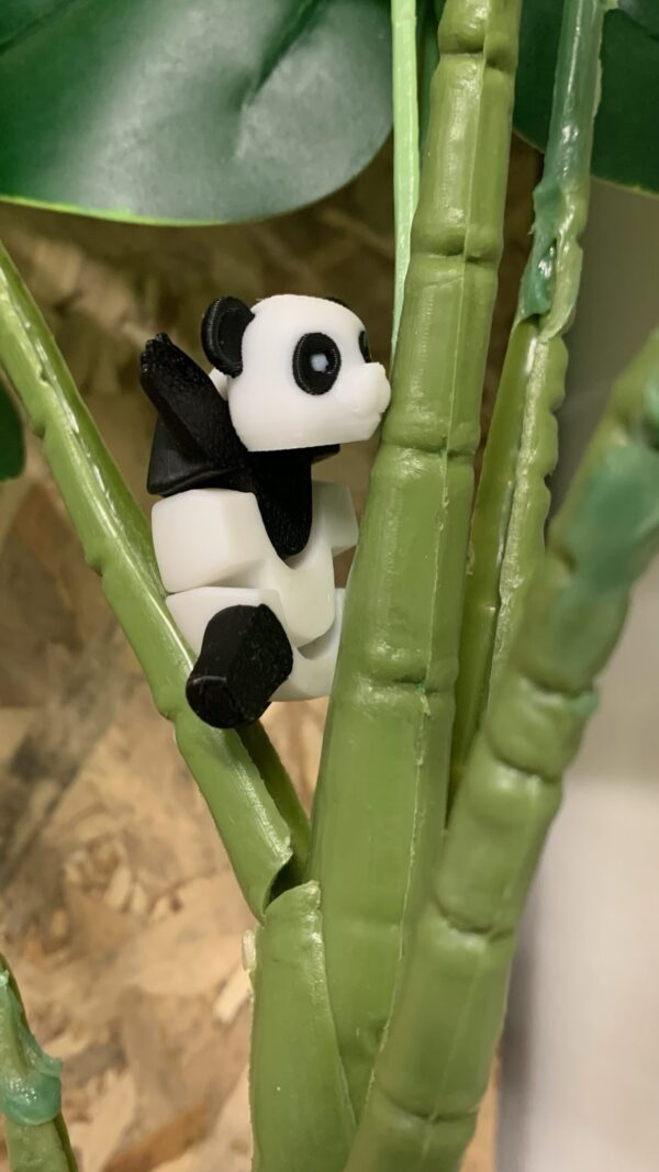 Panda fidget toy - super cute, even curls up into a ball