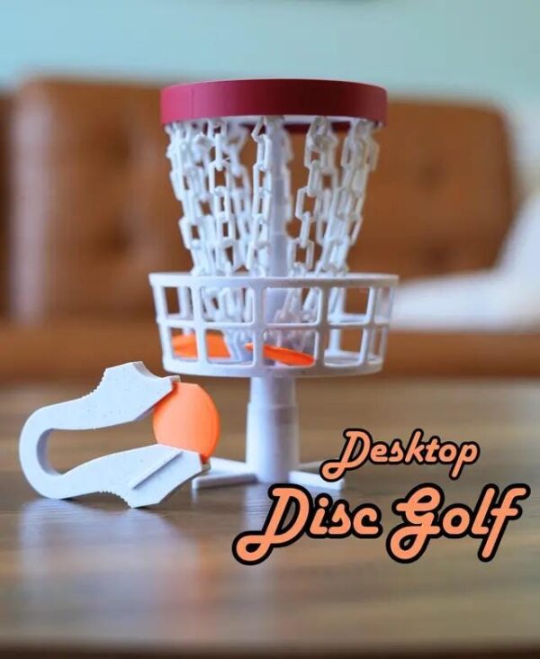 Desktop Disc Frisbee Golf - office / home boredom cure - hours of fun