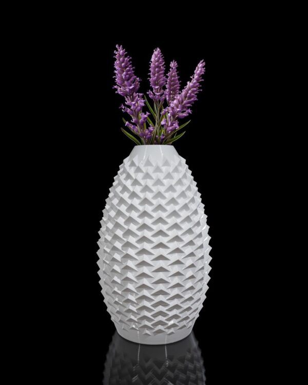 Pointy Style 3D Printed Vase - Very Modern - Image 2