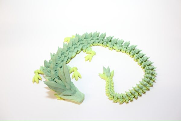 Articulated Crystal Dragon - fun fidget toy for children, kids or adults alike - Choice of colour or size - Authorised seller - Image 5