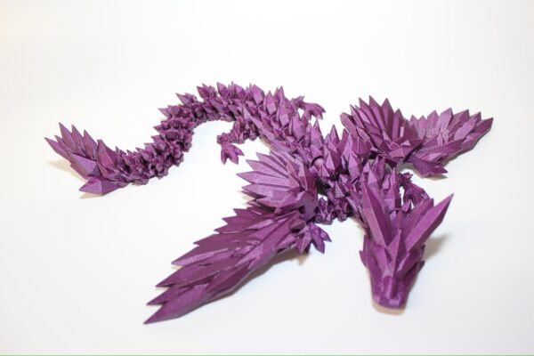 Articulated Crystal Winged Dragon - fun fidget toy for children, kids or adults alike - Choice of colour - Authorised seller