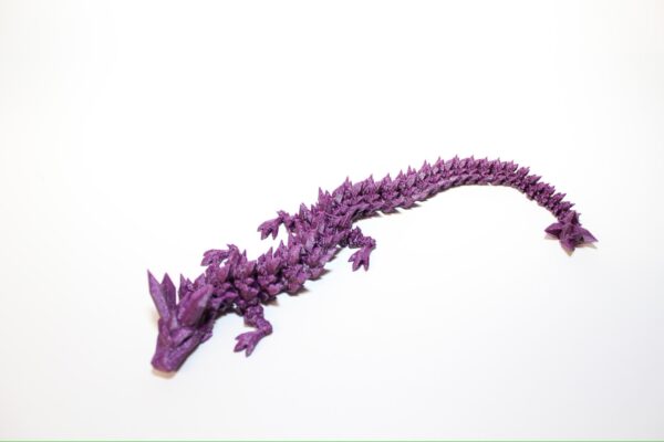 Articulated Crystal Dragon - fun fidget toy for children, kids or adults alike - Choice of colour or size - Authorised seller - Image 2