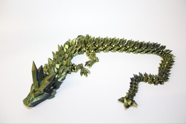 Articulated Crystal Dragon - fun fidget toy for children, kids or adults alike - Choice of colour or size - Authorised seller - Image 3