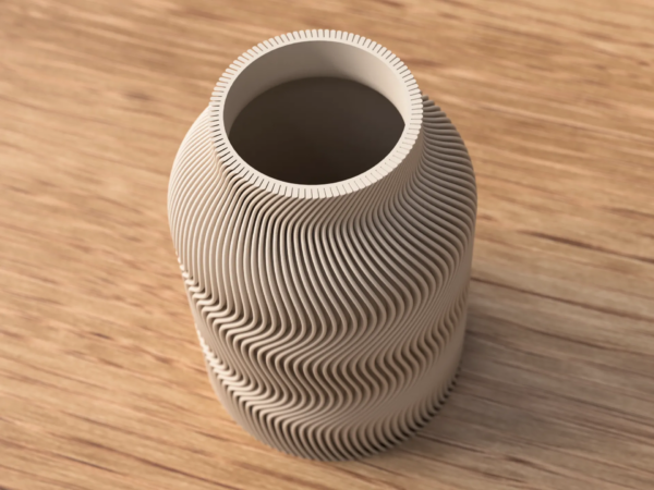 Luna Vase - Beautifully crafted modern homeware - Image 2