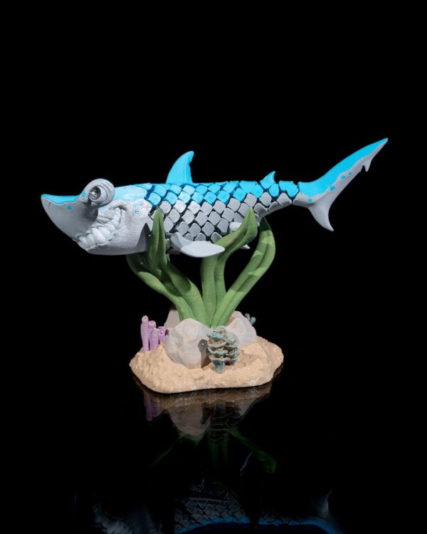 Flexi Hanz, The Hammerhead Shark fish Articulated Fidget Toy - Image 3