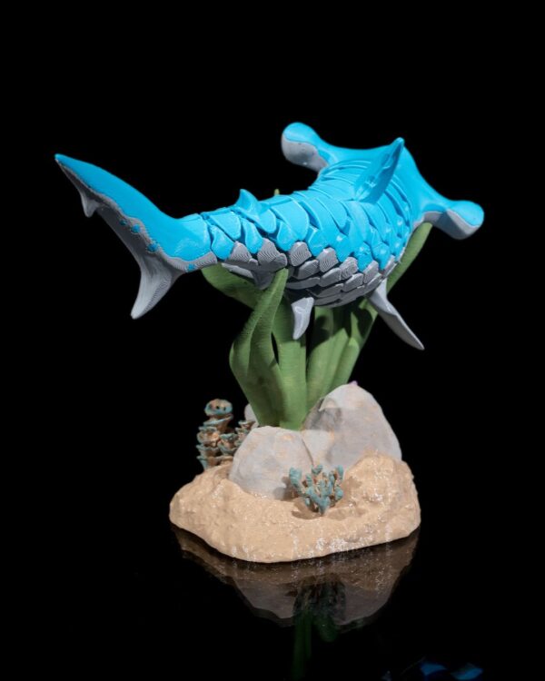 Flexi Hanz, The Hammerhead Shark fish Articulated Fidget Toy - Image 6