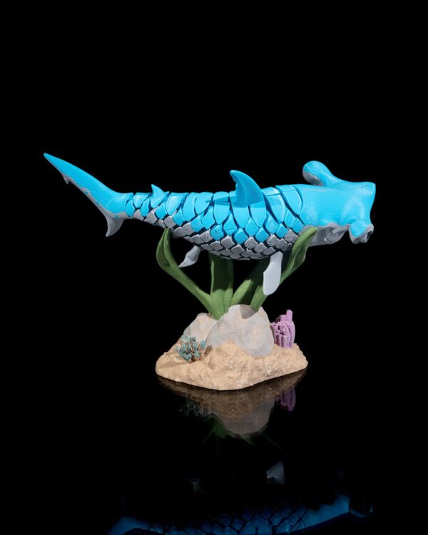 Flexi Hanz, The Hammerhead Shark fish Articulated Fidget Toy - Image 5