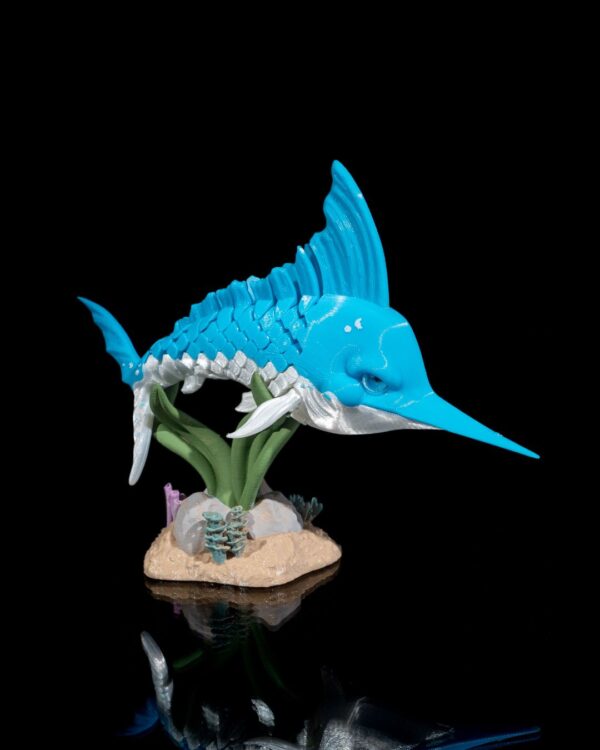 Flexi Merlin, The Marlin Fish Articulated Fidget Toy - Image 3