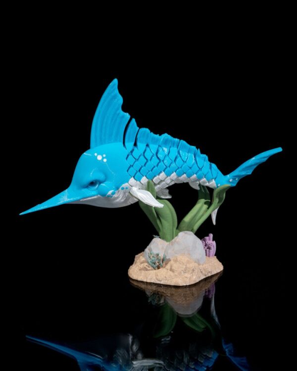 Flexi Merlin, The Marlin Fish Articulated Fidget Toy