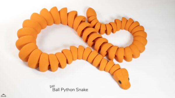 Ball Python Snake Articulated Fidget Toy - Image 2